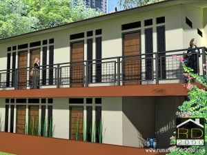 Rumah-kost-dengan-konsep-minimalis-tampak-perspektif-300x225 Bangunan Project Lists - Jasa desain rumah - Rumah Desain 2000