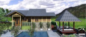 Tampak-depan-desain-rumah-bambu-300x129 Desain Rumah Project Lists - Jasa desain rumah - Rumah Desain 2000