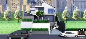 Rumah-mewah-dengan-konsep-minimalis-tampak-depan-300x137 Desain Rumah Project Lists - Jasa desain rumah - Rumah Desain 2000