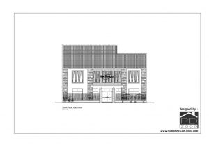 Tampak-depan-desain-rumah-makan-darajat-300x212 Bangunan Project Lists - Jasa desain rumah - Rumah Desain 2000
