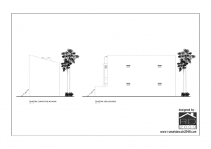 Gambar-desain-rumah-kost-mungil-gratis-tampak-samping-300x212 Bangunan Project Lists Rumah Kost - Jasa desain rumah - Rumah Desain 2000