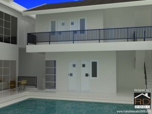 Rumah-dengan-fasad-minimalis-tampak-belakang-300x225 Desain Rumah Project Lists - Jasa desain rumah - Rumah Desain 2000