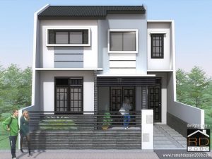 Rumah-dengan-kesan-minimalis-tampak-depan-300x225 Desain Rumah Project Lists - Jasa desain rumah - Rumah Desain 2000
