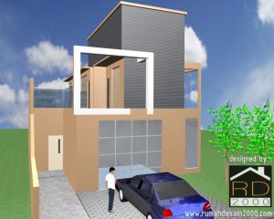 Rumah-transparan-tampak-perspektif-300x240 Desain Rumah Project Lists - Jasa desain rumah - Rumah Desain 2000