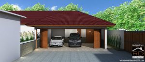 Tampak-garasi-rumah-peristirahatan-300x129 Desain Rumah Project Lists - Jasa desain rumah - Rumah Desain 2000