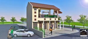 Desain-ruko-minimalis-tampak-perspektif-300x134 Bangunan Project Lists Ruko - Jasa desain rumah - Rumah Desain 2000