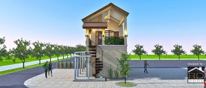 Tampak-samping-desain-ruko-minimalis-300x129 Bangunan Project Lists Ruko - Jasa desain rumah - Rumah Desain 2000