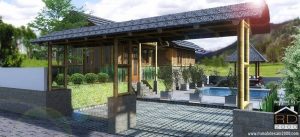 Desain-rumah-bambu-tampak-gerbang-300x137 Desain Rumah Project Lists - Jasa desain rumah - Rumah Desain 2000