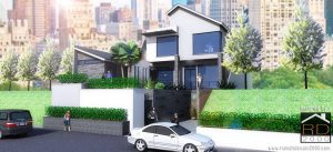 Rumah-mewah-dengan-konsep-minimalis-tampak-perspektif-300x137 Desain Rumah Project Lists - Jasa desain rumah - Rumah Desain 2000