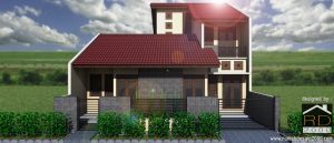 Rumah-minimalis-kontemporer-tampak-depan-300x129 Desain Rumah Project Lists - Jasa desain rumah - Rumah Desain 2000