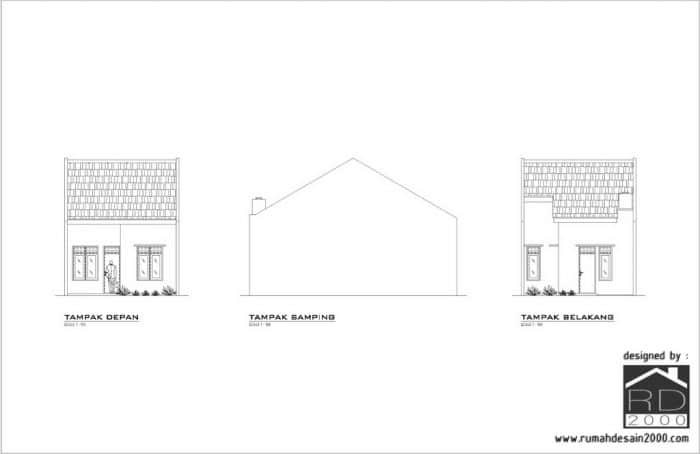 Rumah-Kontrakan-Pondok-Kelapa Bangunan Project Lists - Jasa desain rumah - Rumah Desain 2000