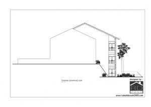 Desain-rumah-makan-tampak-samping-300x212 Bangunan Project Lists - Jasa desain rumah - Rumah Desain 2000