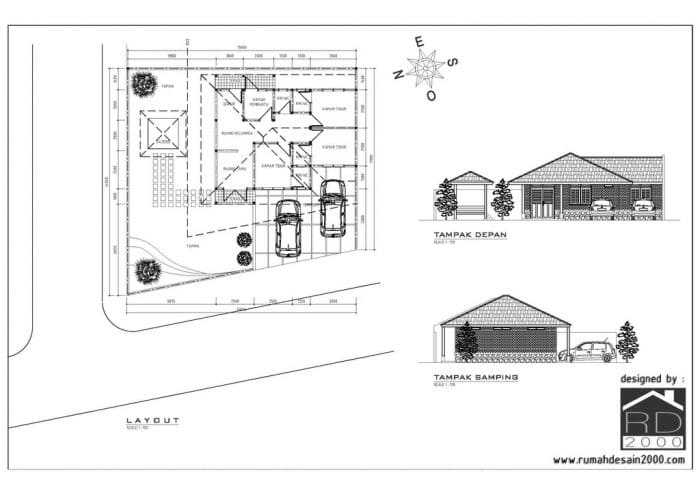 gambar-rumah-bambu Desain Rumah Project Lists - Jasa desain rumah - Rumah Desain 2000