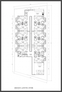 Denah-Lantai-Atas-rumah-kost-minimalis-modern-2-lantai-204x300 Project Lists Rumah Kost - Jasa desain rumah - Rumah Desain 2000