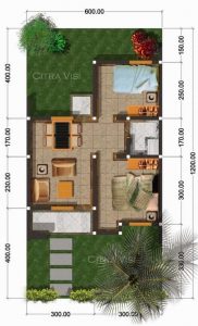 Gambar-denah-rumah-minimalis-ukuran-6x12-182x300 Artikel Desain Rumah Inspirasi - Jasa desain rumah - Rumah Desain 2000